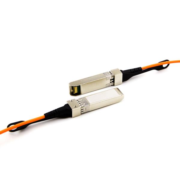 10G SFP+ To SFP+ Active Optical Cable OM2 Multimode PVC AOC Fiber Cable