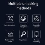 Smart Home S958Max Fingerprint Card Code Key Video Intercom Face ID Recognition