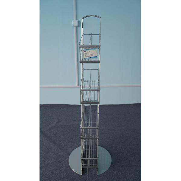4 Layers Floor Stand Metal Display Rack Powder Coating Finishing 40GP