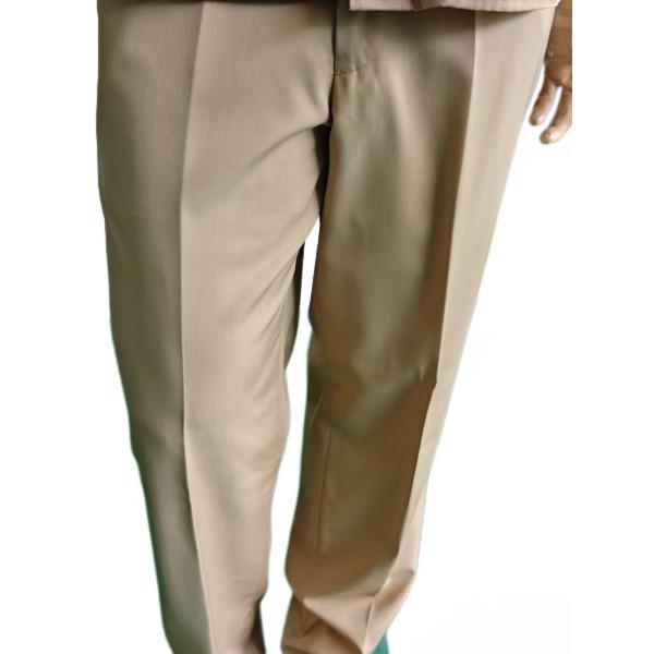 Men's Khaki Tactical Uniform Set 45 Wool 55 Polyester Formal Wear
