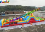 Customized Interactive Inflatable Obstacle Course Game With Inflated Pool