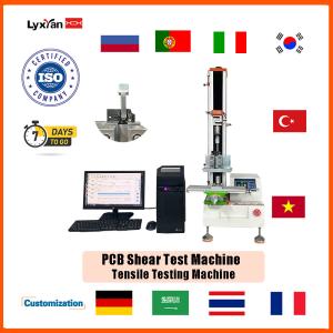 China Lixian Brand 1 KN Capacity PCB Board Shear And Tensile Testing Equipment Universal Testing Machine on sale