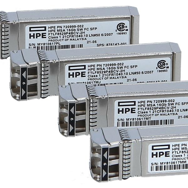 C8R24B HPE MSA 16Gb Short Wave Fibre Channel SFP+ 4-pack Transceiver