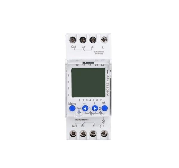 Quality AHC812 220V 2 Channels weekly programmable digital timer for sale