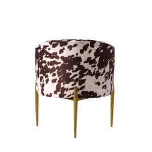 China Luxury Animal Prints 74*74*78cm Furniture Dining Room Chairs on sale