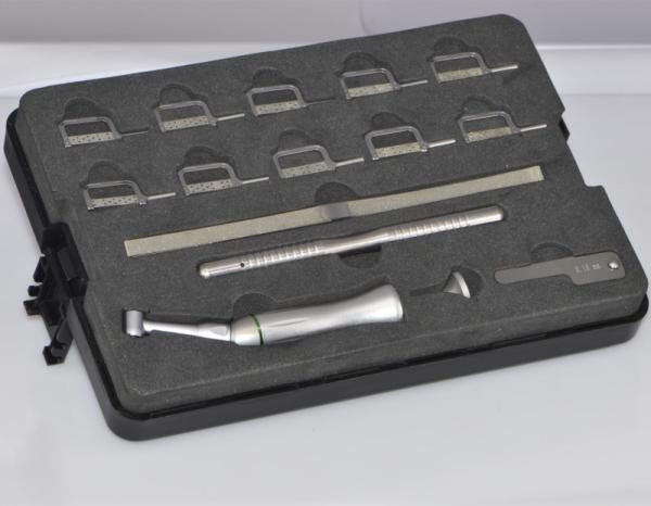 Quality Portable Dental Handpiece Contra Angle With 10pcs Automatic Strips Reciprocating IPR system for sale