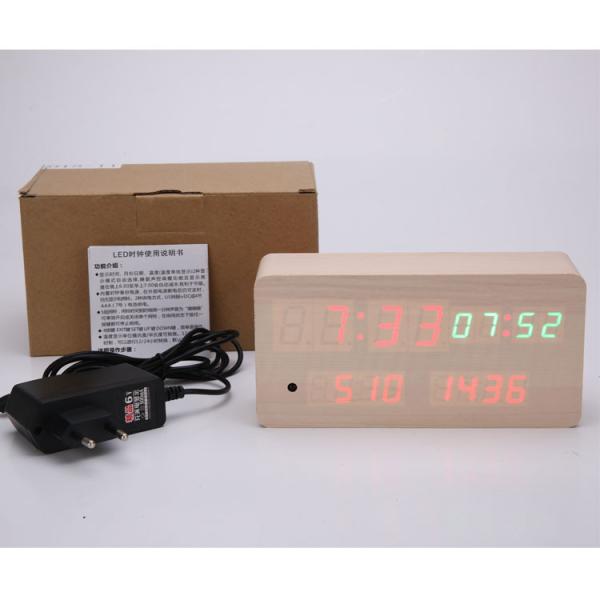 Quality azan alarm clock electronic LED message display board alarm clock 4 usb HUB for sale