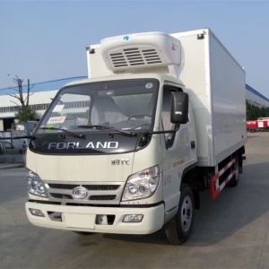 China 3 TONS EURO 2 FORLAND LHD DIESEL REFRIGERATED TRUCK FOOD TRANSPORT REFRIGERATION TRUCK wholesale