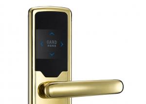 China 62mm Backset Tyt WiFi Electronics Door Lock / Gate Lock With Plated Gold Finishing wholesale