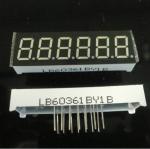 9.2mm Common Cathode 6 Digit 7 Segment Led Display For Instrument Panel