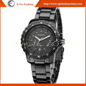 China New James Bond 007 Fashion Business Watch Quartz Analog Watches Full Stainless Steel Watch on sale