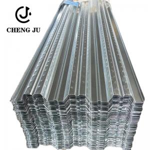 China Hot Dip Zinc Coated Metal Material Corrugated Galvanized Exterior Flooring Sheets wholesale