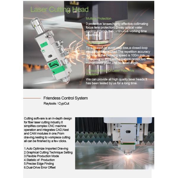 Fast Speed Fiber Laser Cutter with Automatic Feeding System