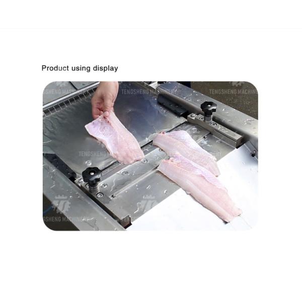 50PCS/Min Desktop Fish Processing Machine Grass Carp Peeler