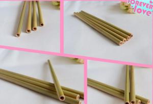 China Eco Friendly Factory Directly Sales Customized Logo Bamboo Straw With Brush 100 % Natural Bamboo Straw bagease bagpac wholesale