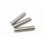 M8 White Zinc Plated Double End Bolts , Hardened Threaded Rod Carbon Steel 2