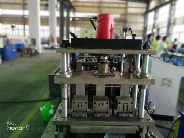 Quality 3 Rows Guide Rail Solar Roll Forming Machine for solar stands continues punching for sale