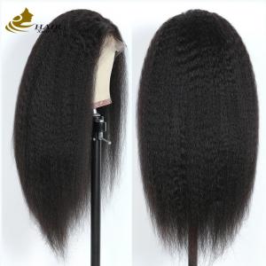 China Handcraft Customized Human Hair Wigs Straight Realistic Hairline wholesale