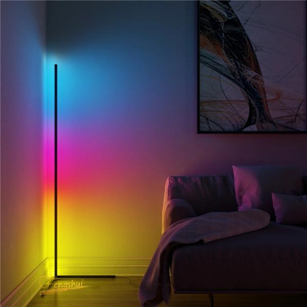 Modern RGB Floor Lamps Floor Lights Interior Atmosphere Lamp Colourful corner floor lamp(WH-MFL-01)