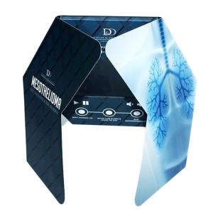 Custom Hexagon Video In Folder Brochure , Video Invitation Card Rechargeable