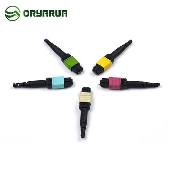 OEM Singlemode Male MPO Fiber Connector 3.0mm Low Insertional Loss