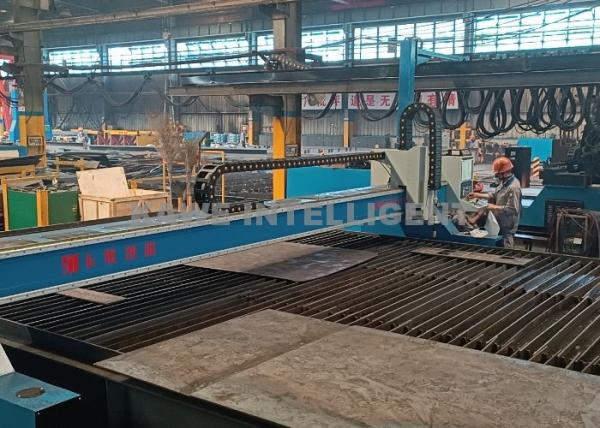 Quality Large Span Gantry CNC Plasma Cutting Machine Plasma Metal Cutting Table 200mm Torch for sale