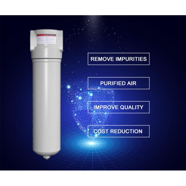 0.5ppm Pressure Drop 0.1 Bar Industrial Air Compressor Filter 5MICRON