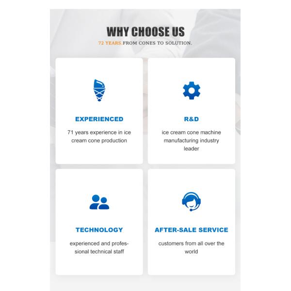 Snow Sugar Cone Production Line Automatic Ice Cream Cone Making Machine