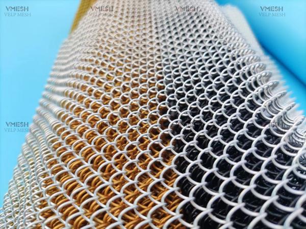 Quality Decorative Wire Mesh Chain Link Curtain Screen Partition Weave Decorate Wire Mesh for sale
