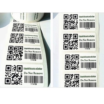 Adhesive Custom QR Code Stickers