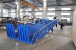Adjustable Container Loading Mobile Dock Ramp Manual Operating Blue Color