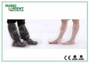 China Plastic Disposable Shoe Cover Outdoor , Waterproof Rain Boot Cover For Hospital wholesale