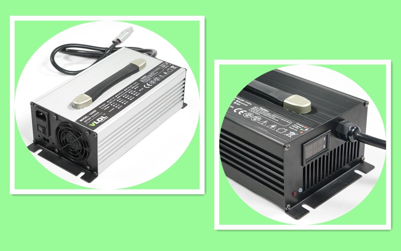 Quality High Performance Lead - Acid Battery Charger With Multi Four Stages Charging LED Display for sale