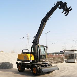 China Multifunction Bucket Wheel Excavator Construction Machine Drive Grab Wheeled Big Digger wholesale