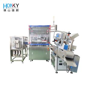 Full Automatic Essential Oil Liquid Filling And Capping Machine With Auto Feed