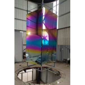 Touch Screen Tile Coating Machine , Titanium Gold PVD Coating Machine