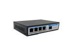 High Stability Multi Port Fiber Switch Automatic MAC Address Learning And Aging