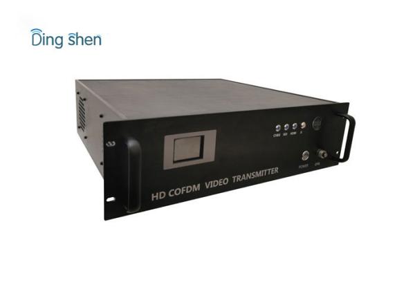 Quality Outdoor Long Range COFDM Wireless Transmitter 60W Video and Data Transmission RS232/RS485 PTZ Control for sale