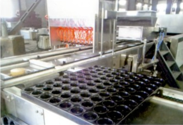 Custard Pie Cake Processing Line,Cup Cake Production Line Machine,Muffin Cake Production Line Equipment Fully Automatic