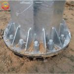 Self supporting 5g Wifi Singal Antenna Telecom Mast Pole