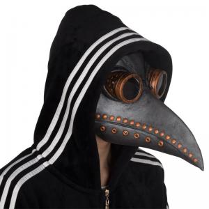 China Plague Doctor Bird Animal Latex Masks Punk Cosplay Hand Made wholesale