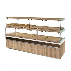 China High End Glass Bakery Display Cases Non Refrigerated Non Toxic Materials wholesale
