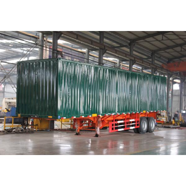 Mechanical Suspension 20FT 40FT Box Semi Trailer with Side Door Van Cargo Semi Trailer