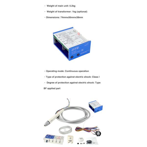 28kHz Dental Ultrasonic Scaler Sonic Scaler Dental UDS V2 LED Scaling Tips