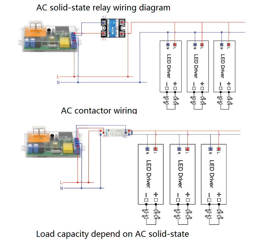 Easy-use series Casambi wireless mesh PIR detector with relay output and daylight harvesting function