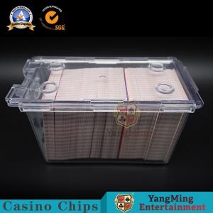 China 195g Casino Game Accessories Acrylic Cards Carrier 8 Deck Playing Cards Security Discard Holder For Baccarat Table on sale