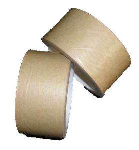 China High Temperature Resistant Tape , Strong Sticky Kraft Paper Sealing Tape For Carton wholesale