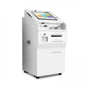 China Intelligent RRID Card Reader Video Teller Machine A4 Printer Self Service Customized wholesale