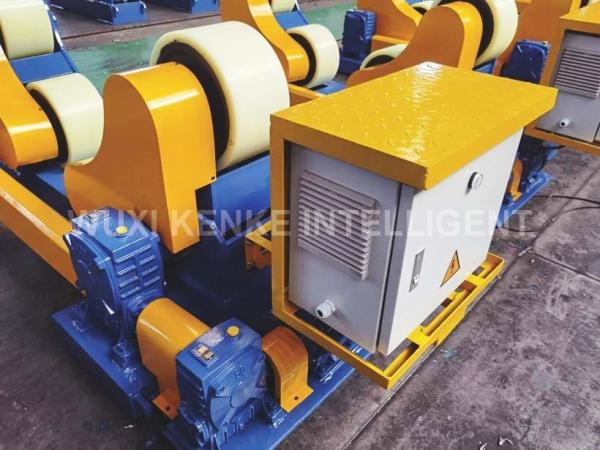 Quality 20T Max Load Capacity Self Aligned Welding Rotator With Optional Welding Positioner for sale