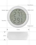 Smart Home Tuya Zigbee Wifi Wireless Smart Temperature And Humidity Sensor lcd